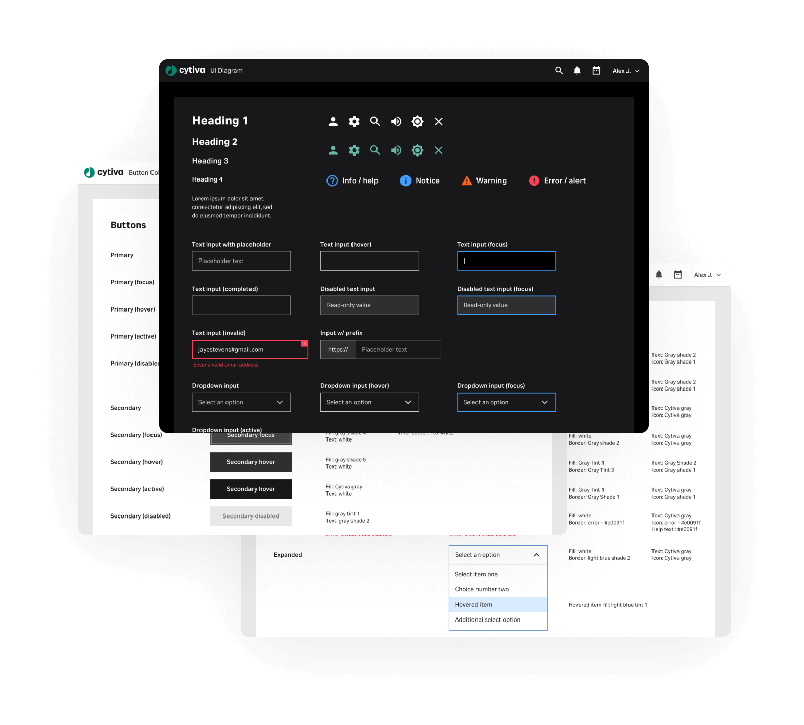 Software design guidelines and UI system